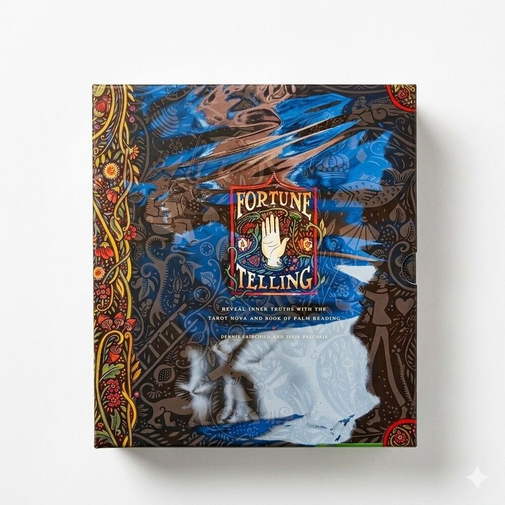 Fortune Telling Tarot Nova & Book Of Palm Reading By Fairchild & Paschkis
